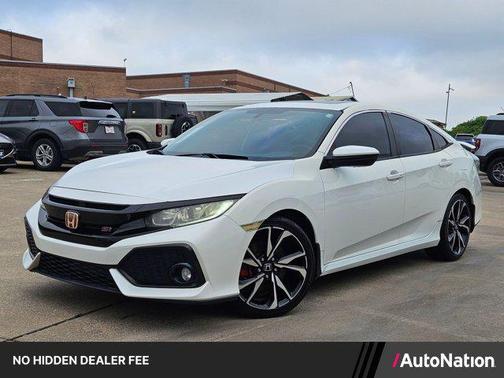 White Orchid Pearl 2018 Honda Civic Manual