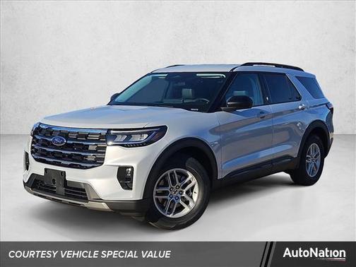 Space White Metallic 2026 Ford Explorer Active w/200A Pkg