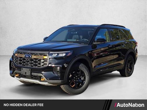 Agate Black Metallic 2026 Ford Explorer Tremor