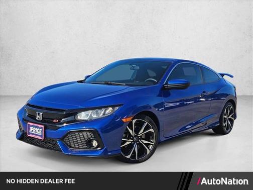 Aegean Blue Metallic 2018 Honda Civic Manual