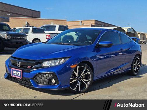 Aegean Blue Metallic 2018 Honda Civic Manual