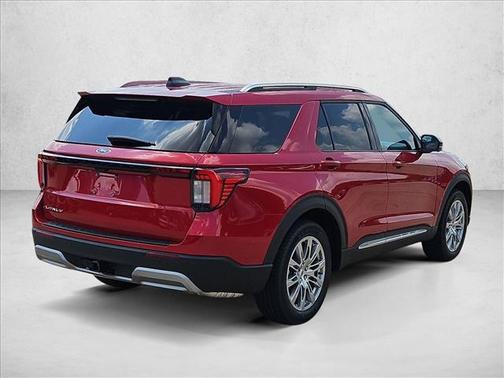 Rapid Red Metallic Tinted Clearcoat 2026 Ford Explorer Platinum