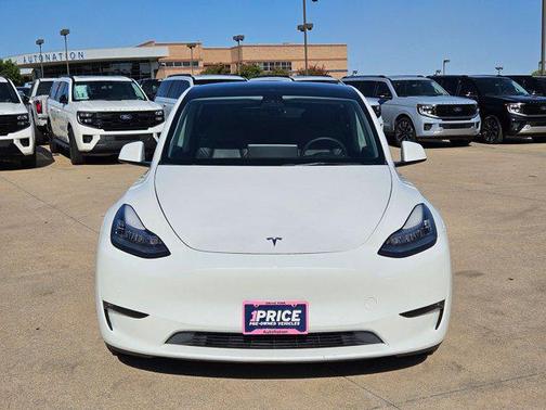 Pearl White Multi-Coat 2021 Tesla Model Y Long Range Dual Motor All-Wheel Drive