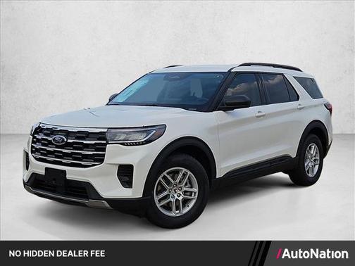 Star White Metallic Tri-Coat 2026 Ford Explorer Active w/200A Pkg