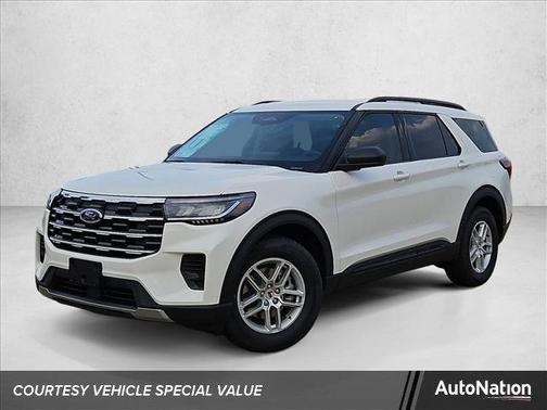 Star White Metallic Tri-Coat 2026 Ford Explorer Active w/200A Pkg