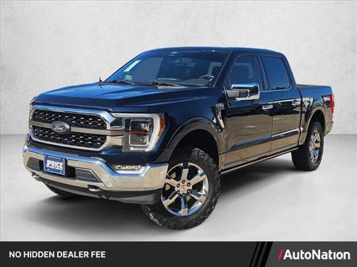 Antimatter Blue Metallic 2022 Ford F-150 King Ranch