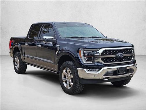 Antimatter Blue Metallic 2022 Ford F-150 King Ranch