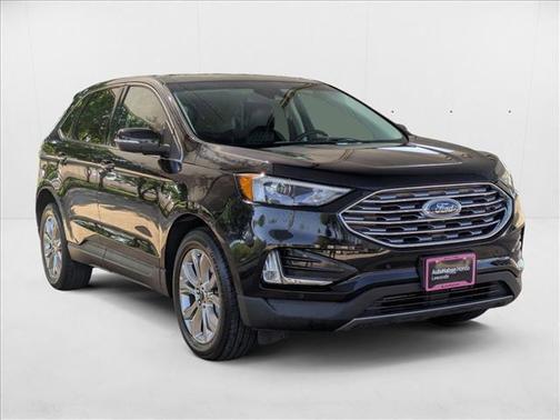 Agate Black Metallic 2024 Ford Edge Titanium