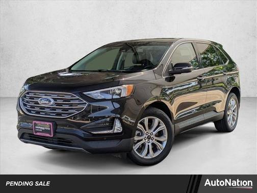 Agate Black Metallic 2024 Ford Edge Titanium