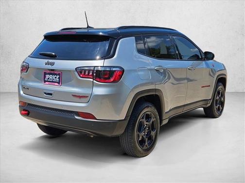 Billet Silver Metallic Clearcoat 2023 Jeep Compass Trailhawk