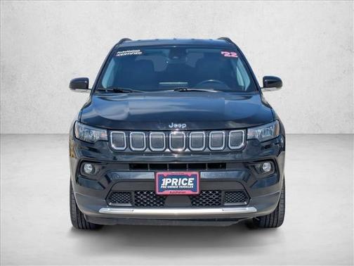 Diamond Black Crystal Pearlcoat 2022 Jeep Compass Limited