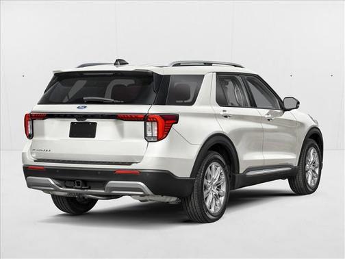 Star White Metallic Tri-Coat 2026 Ford Explorer Platinum