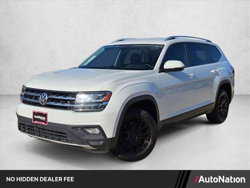 Pure White 2018 Volkswagen Atlas 3.6L SE