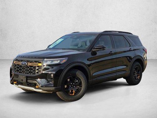 Agate Black Metallic 2026 Ford Explorer Tremor