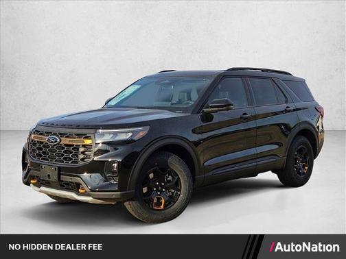 Agate Black Metallic 2026 Ford Explorer Tremor