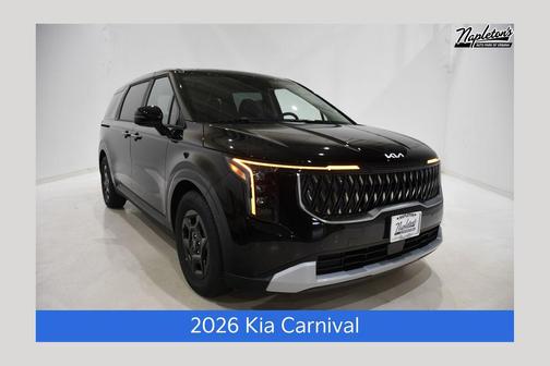 Aurora Black Pearl 2026 Kia Carnival LXS Passenger Van