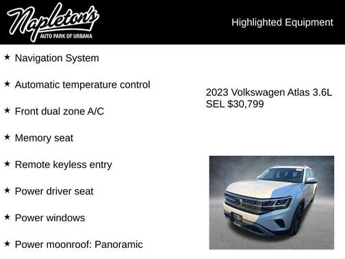 2023 Volkswagen Atlas 3.6L SEL
