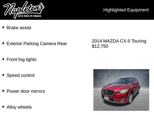 Soul Red Metallic 2014 Mazda CX-5 Touring