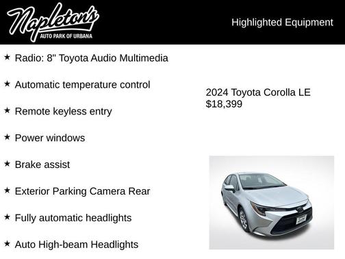 2024 Toyota Corolla LE