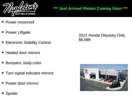 Alabaster Silver Metallic 2012 Honda Odyssey Touring