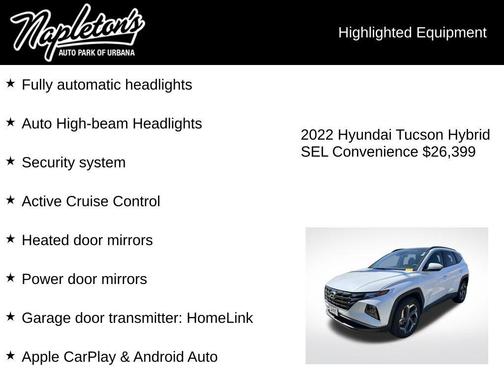 2022 Hyundai TUCSON Hybrid SEL Convenience