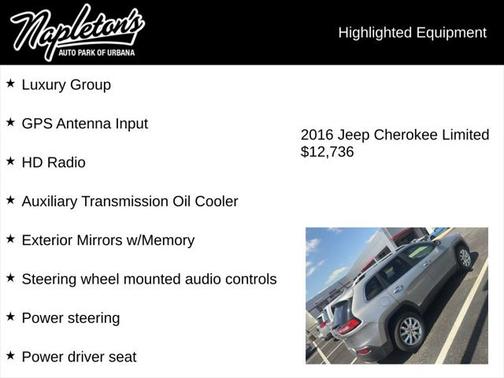 2016 Jeep Cherokee Limited