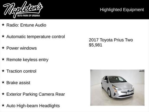 2017 Toyota Prius Two