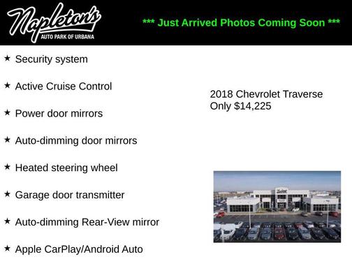 Mosaic Black Metallic 2018 Chevrolet Traverse High Country