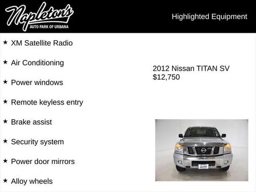 2012 Nissan Titan SV