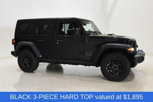 Black Clearcoat 2023 Jeep Wrangler 4xe Willys