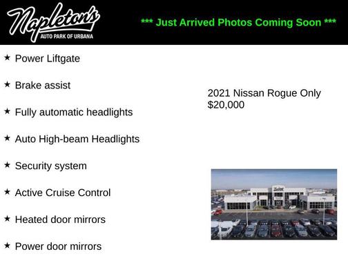 Pearl White Tricoat 2021 Nissan Rogue SV