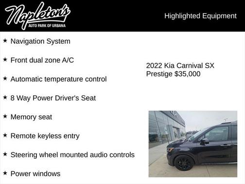 2022 Kia Carnival SX Prestige