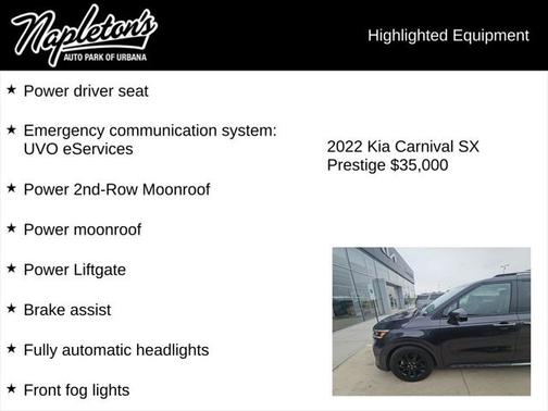 2022 Kia Carnival SX Prestige