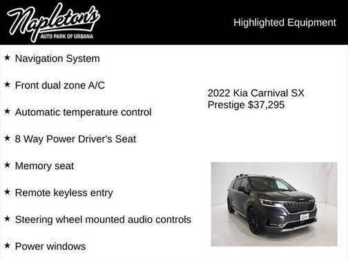 2022 Kia Carnival SX Prestige