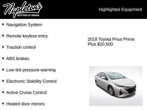 2018 Toyota Prius Prime Plus