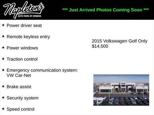 2015 Volkswagen Golf DSG TDI SE