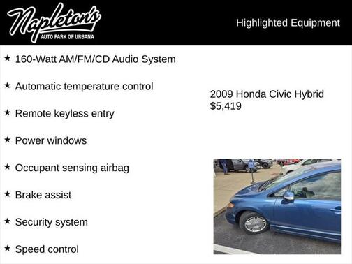 2009 Honda Civic Hybrid Base