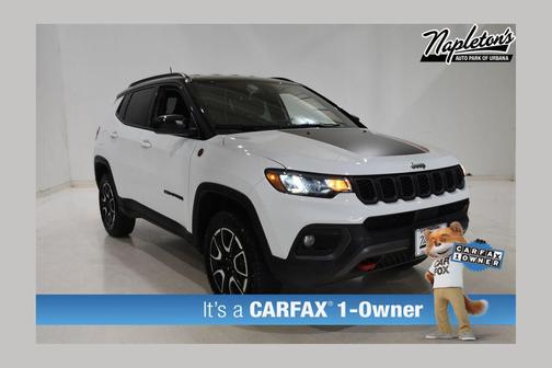 Bright White Clearcoat 2025 Jeep Compass Trailhawk