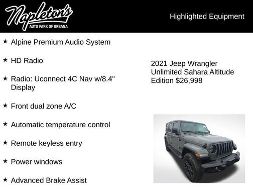 2021 Jeep Wrangler Unlimited Sahara