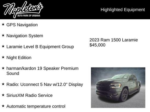 Granite Crystal Metallic Clearcoat 2023 RAM 1500 Laramie