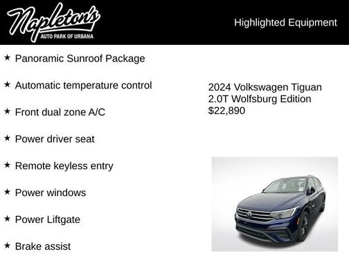 2024 Volkswagen Tiguan 2.0T SE