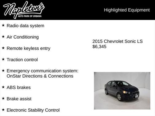 2015 Chevrolet Sonic LS
