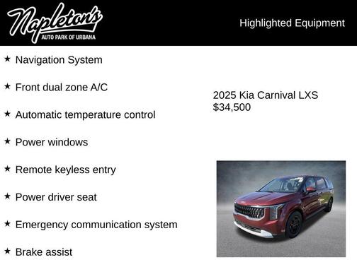 2025 Kia Carnival LXS