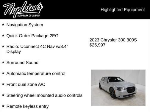 2023 Chrysler 300 S