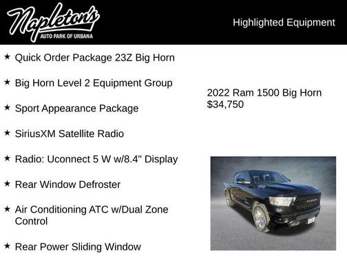 2022 RAM 1500 Big Horn/Lone Star
