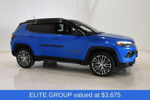 Laser Blue Pearlcoat 2023 Jeep Compass Limited