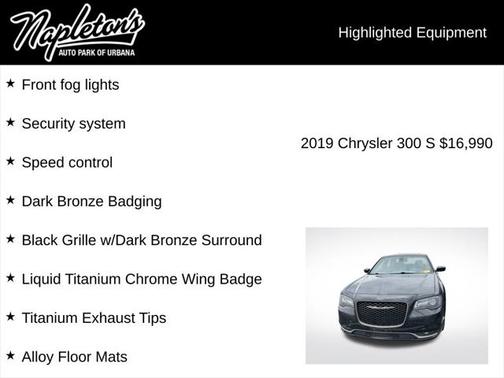 2019 Chrysler 300 S