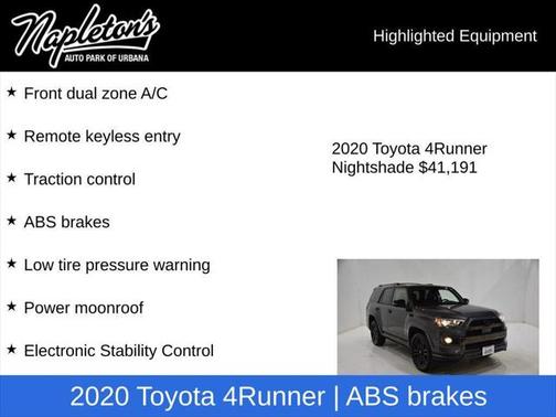 2020 Toyota 4Runner Nightshade Special Edition