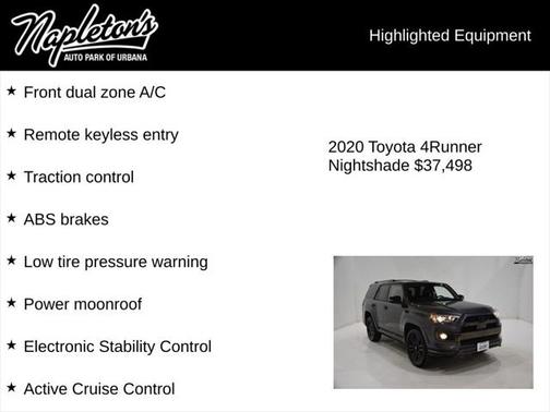2020 Toyota 4Runner Nightshade Special Edition