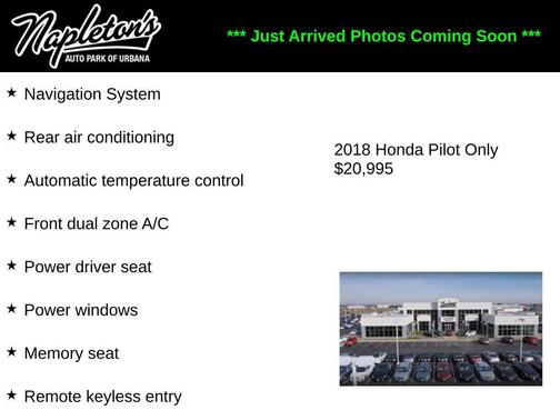 White Diamond Pearl 2018 Honda Pilot Elite